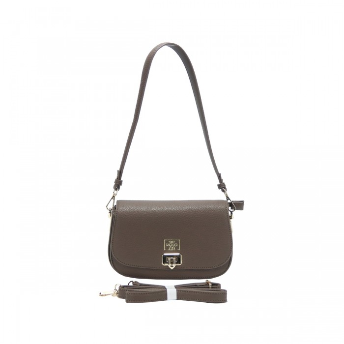 Γυναικεία crossbody - POLO LINE VQF - 2311 - Καφε Γυναικεία crossbody - POLO LINE VQF - 2311 - Καφε
