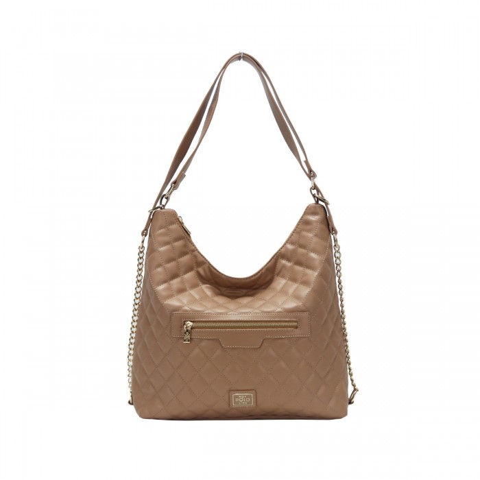 Γυναικεία τσάντα ώμου - POLO LINE VQF - 2316 - Μπεζ