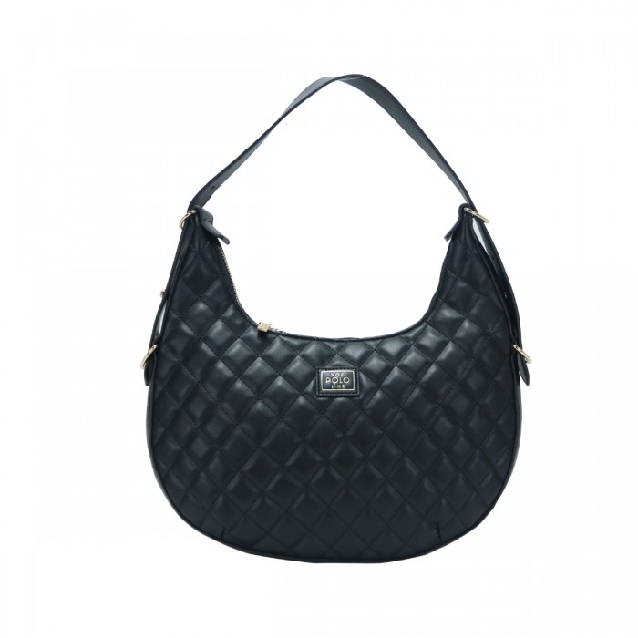 Γυναικεία τσάντα ώμου - POLO LINE VQF - 2317 - Μαυρο