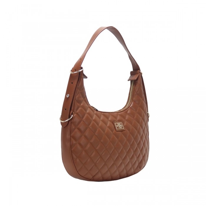 Γυναικεία τσάντα ώμου - POLO LINE VQF - 2317 - Καφε