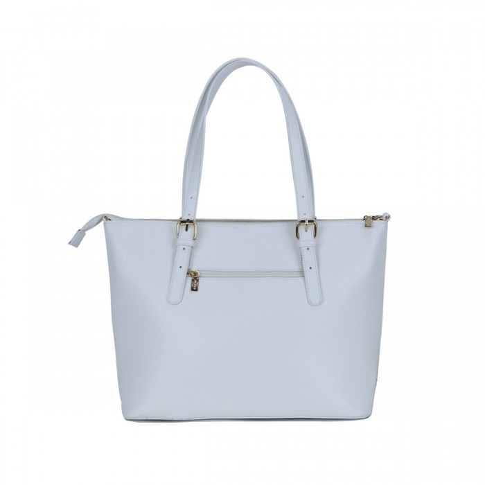 Δερμάτινη Γυναικεία Τσάντα   Ώμου    Polo - 2356 - Λευκο