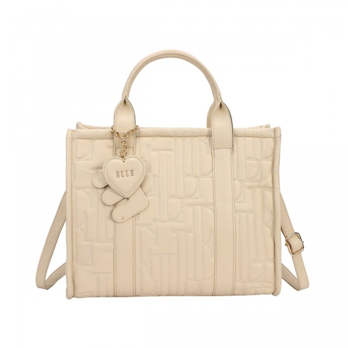 Καθημερινή Τσάντα Χεριού ELLE  -  8251 - Ιβουαρ