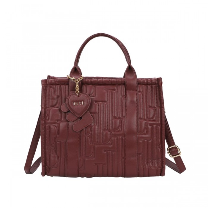 Καθημερινή Τσάντα Χεριού ELLE  -  8251 - Μπορντο