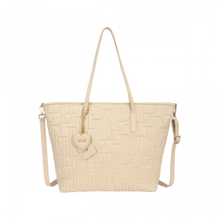 Καθημερινή Τσάντα Χεριού ELLE  -  8252 - Ιβουαρ