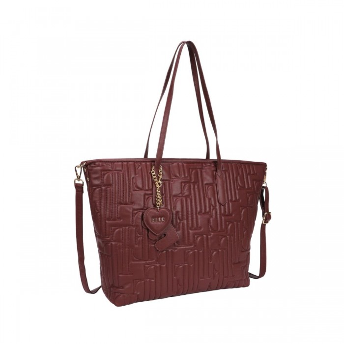 Καθημερινή Τσάντα Χεριού ELLE  -  8252 - Μπορντο