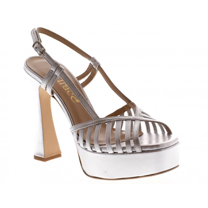 Πέδιλο - Nefelli - με φιαπα 3 εκ - τακ. 12 εκ |  K14-24KX - Ασημι