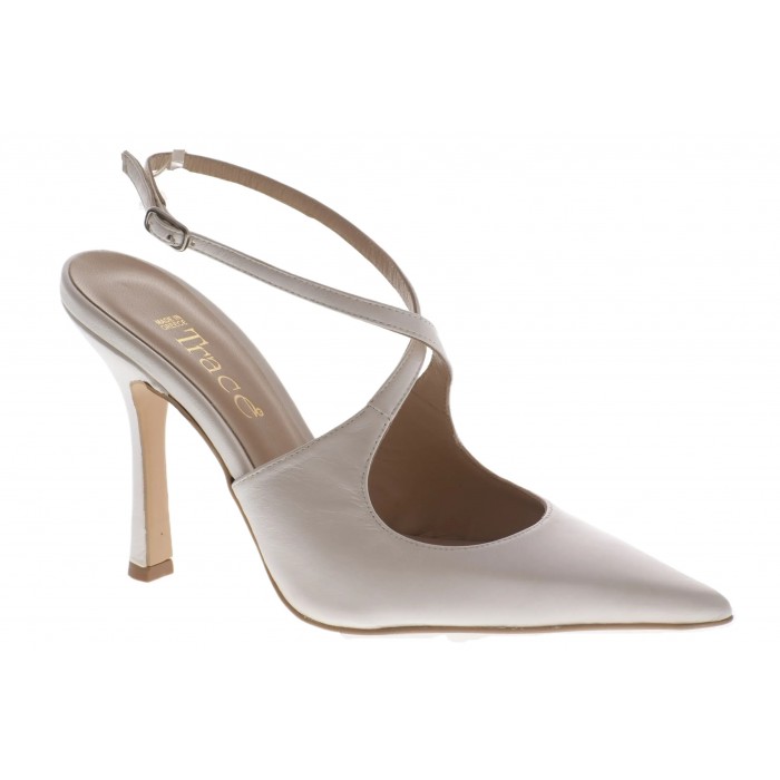Εξώφτερνες Γόβες Patricia  Platinum  by Trace |  K37-24-KX - Λευκο Εξώφτερνες Γόβες Patricia  Platinum  by Trace |  K37-24-KX - Λευκο