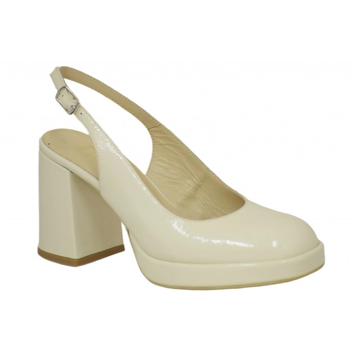 Εξώφτερνη Γόβα με Φιάπα - Reine - by Trace - K6-24KX - Μπεζ