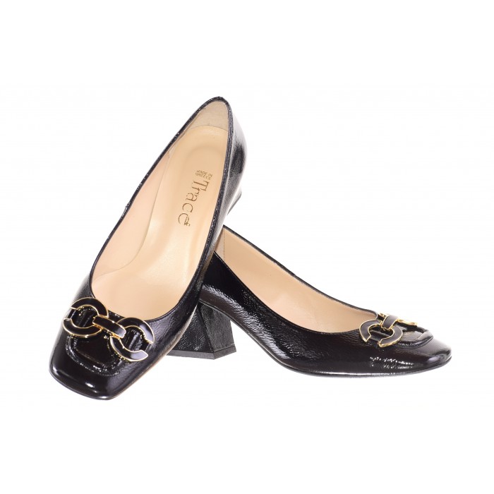 Γόβα από μαλακό λουστρίνι Kanella by Trace | X11-23-KX