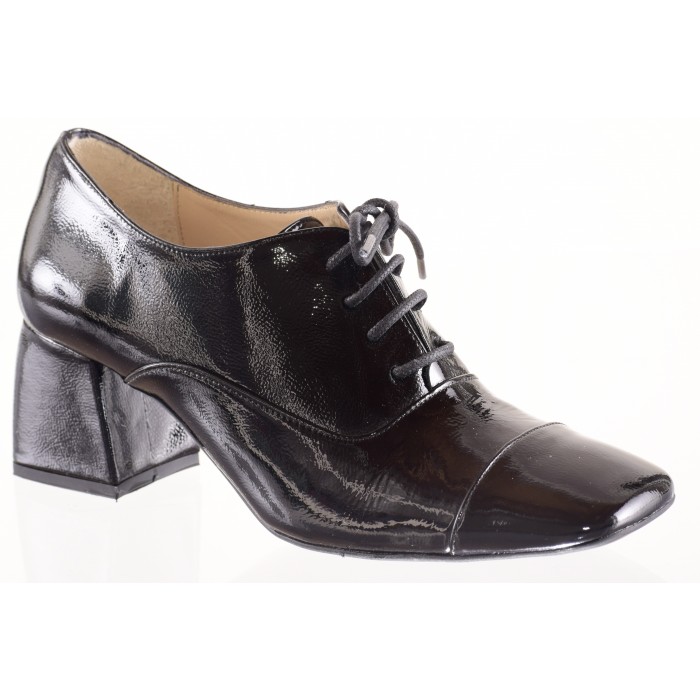 Oxford Λουστρίνι  με κορδόνια  X15-23 -KX - Μαυρο