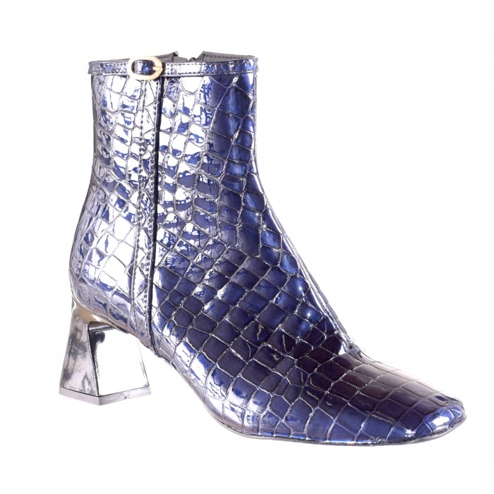 Δερμάτινο Μποτάκι Trace - X7-24-KX - Μπλε