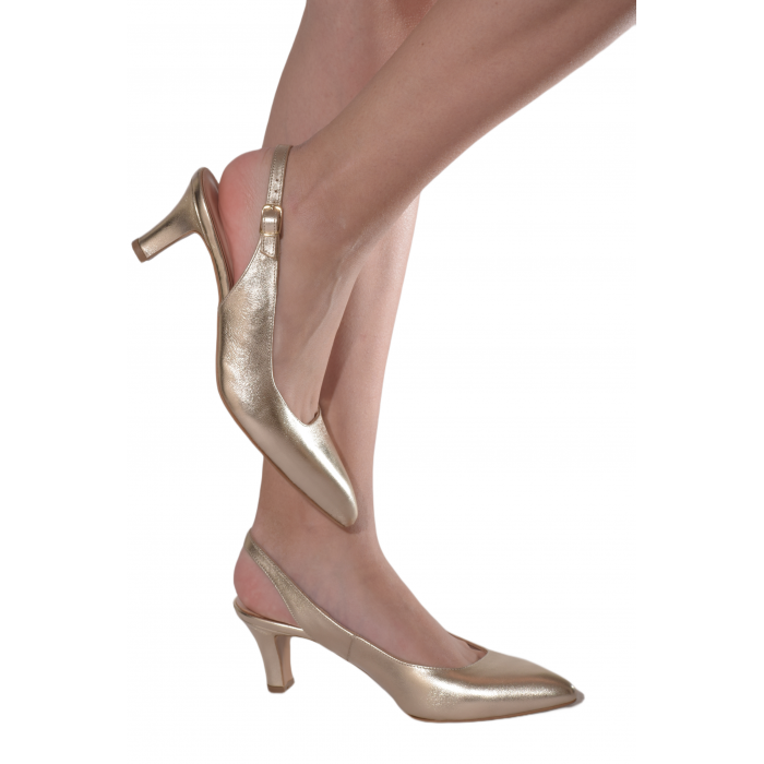 Εξώφτερνη Γόβα - Kamilia by Trace | 4001-MT - Χρυσο