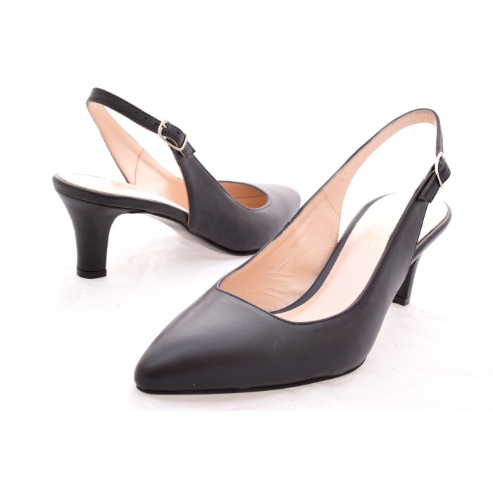 Εξώφτερνη Γόβα - Kamilia by Trace | 4001-MT - Μαυρο