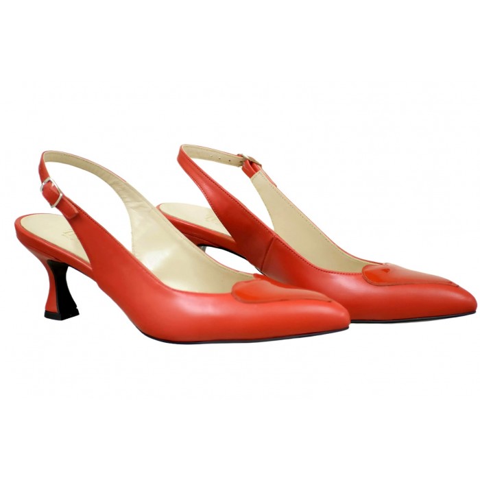 Εξώφτερνη Γόβα - Queen of Hearts by Trace | 4002-MT