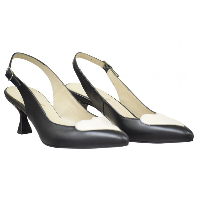 Εξώφτερνη Γόβα - Queen of Hearts by Trace | 4002-MT - Μαυρο