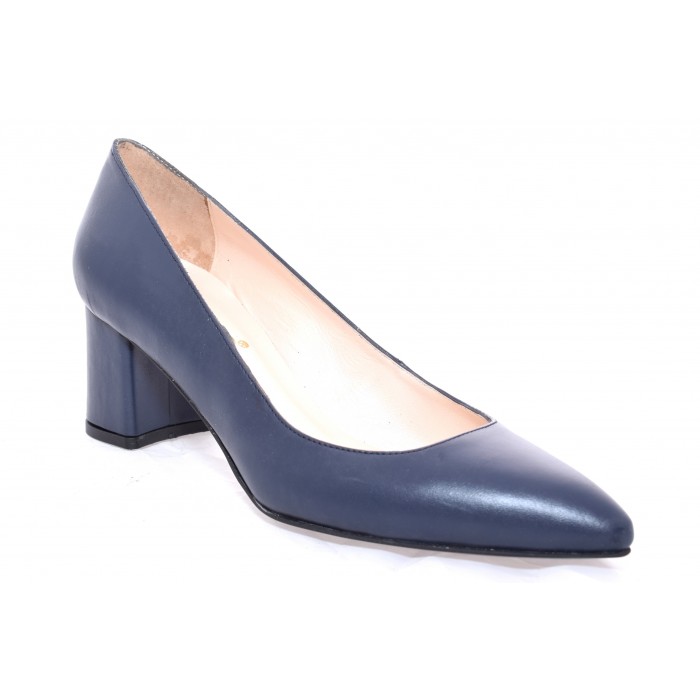 Δερμάτινες γόβες Reanna της Trace - Μπλε