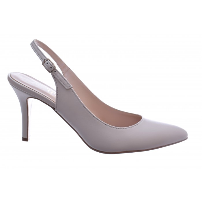 Γόβα εξώφτερνη 8εκ. - Sharina black by Trace - 752-perla-MT