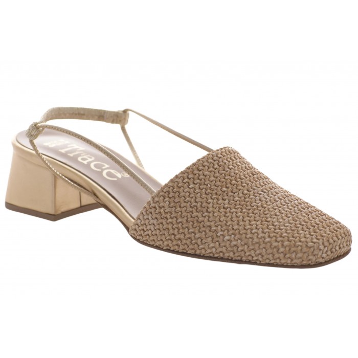 Εξώφτερνη Γόβα  Trace - Ψάθα  4εκ,   |  300-ST