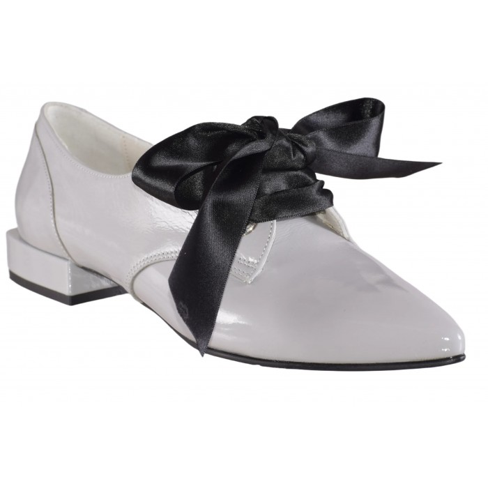 Oxfords  Δερμάτινα - Λουστριναρισμένα   43.003-VAV - Γκρι
