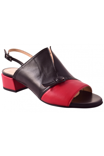 Δερμάτινα Πέδιλα Βαβουλάς 4.0 εκ τακούνι - 43.022-VAV