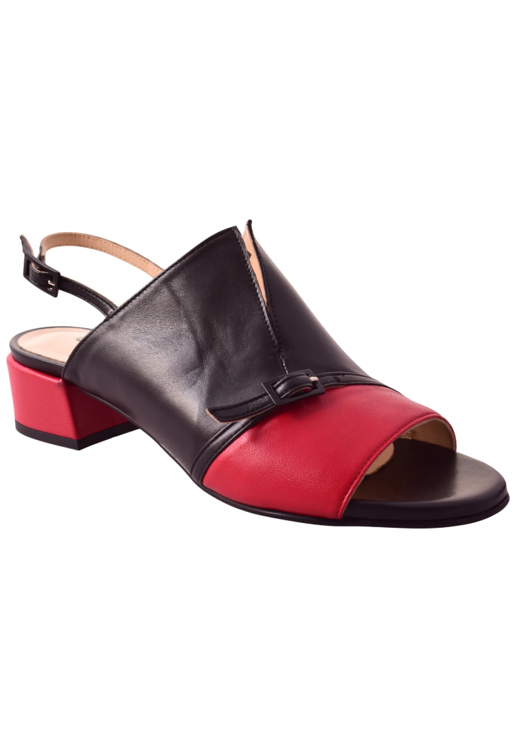 Δερμάτινα Πέδιλα Βαβουλάς 4.0 εκ τακούνι - 43.022-VAV