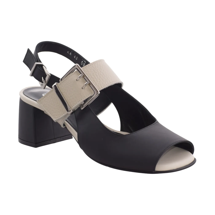 Δερμάτινα Πέδιλα Βαβουλάς 5,5 εκ τακούνι - 43.059-VAV Δερμάτινα Πέδιλα Βαβουλάς 5,5 εκ τακούνι - 43.059-VAV