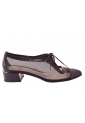 Γυναικεία Oxford Βαβουλά Δερμάτινα με Φίλτυρε & Λουστρίνι – 3,5εκ Τακούνι    44.037-vav