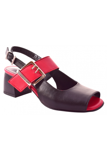 Δερμάτινα Πέδιλα Βαβουλάς 6.5 εκ τακούνι - 44.059-VAV