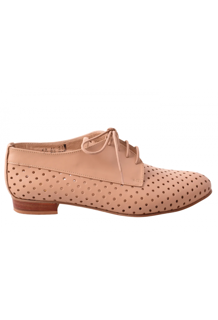 Γυναικείο Δερμάτινο Oxford Διάτρητο – Βαβουλάς  45.021-VAV