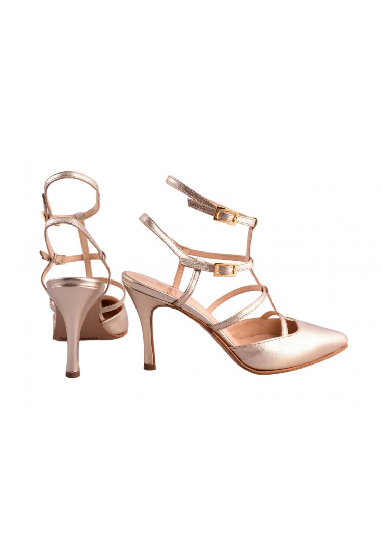 Εξώφτερνη Γόβα με διπλό περιαστραγάλειο 9 cm -  by Vavoulas | 47.082-G