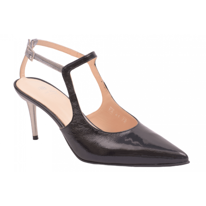 Εξώφτερνη Γόβα -  από μαλακό λουστρίνι Kristina - by Vavoulas | Art 3SS72