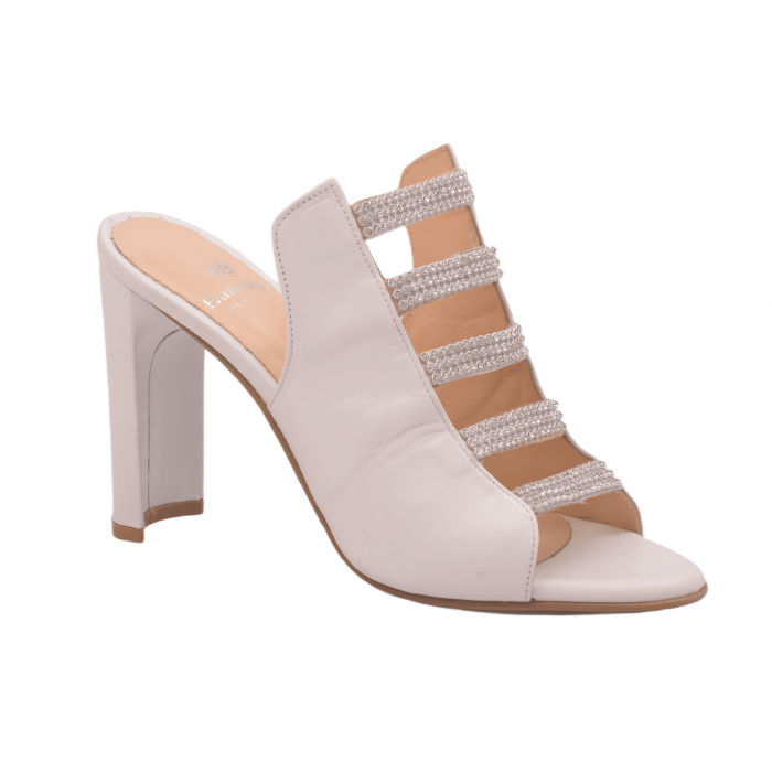 Δερμάτινα Mules  | Art 3SS83 - Λευκο