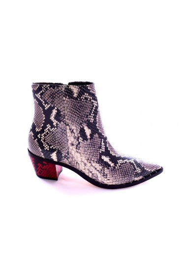 Bootie Gold & Rouge Μοτίβο φιδιού