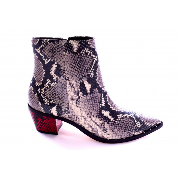 Bootie Gold & Rouge Μοτίβο φιδιού